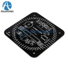 Rotating LED Alarm Electronic Digital alarm Clock DIY Kit Board Parts 5V DS1302
