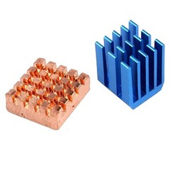 2pcs Aluminum Copper Heat Sink for Raspberry Pi 3 / B / B+ / 2 Model B S