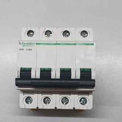 2PCS LOT- Schneider A9N4P25C (MCB) Miniature Circuit Breaker 4P,25A C Curve- NEW