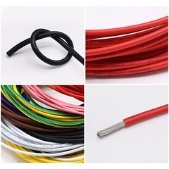16AWG PVC Electronic Cable Tinned Copper Stranded Wiring 600V High TEMP 105℃