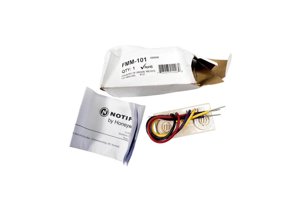 NOTIFIER By Honeywell FMM-101 Monitor Module Fire Alarm Indoor/Dry White