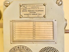 WWII United States Instrument Co Sound Powered Phone Station A542 Navy Military
