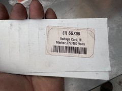 Brady Voltage Marker Tag Cards 6GX76/6GX77/6GX79/6GX80/6GX95/6GX84 (Lot of Many)
