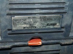 Minitor C-130 C130 Power Pack DC 7V 30V Rusted Defective Expedited Shipping