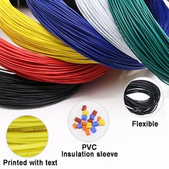PVC Electronic Wire Cable UL1007 Tinned Copper Stranded Wiring 16AWG to 30AWG
