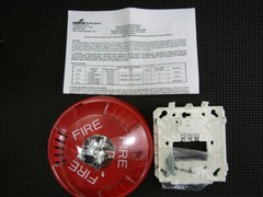 WHEELOCK COOPER NOTIFICATION HSRC 12/24VDC RED CEILING HORN/STROBE – NEW IN BOX
