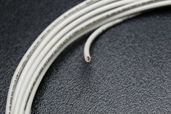 10 GAUGE THHN WIRE STRANDED WHITE 5 FT THWN 600V GROUND MACHINE CABLE AWG