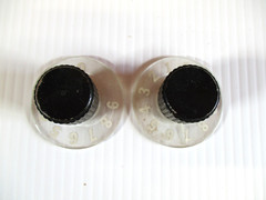 Indicator Knobs Pair 1-9 Scale Test Equipment Guitar Amplifier 2″ Wide