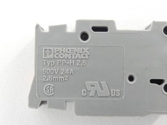 *Lot of 38* Phoenix Contact PP-H 2.5 Plug Block 500V 24A Terminal – NEW Surplus!