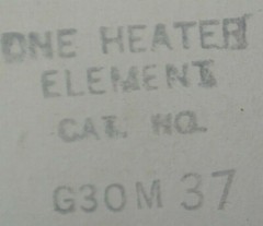 I-T-E / GOULD G30M37 OVERLOAD HEATER ELEMENTS / 37A / NEW SURPLUS – EACH