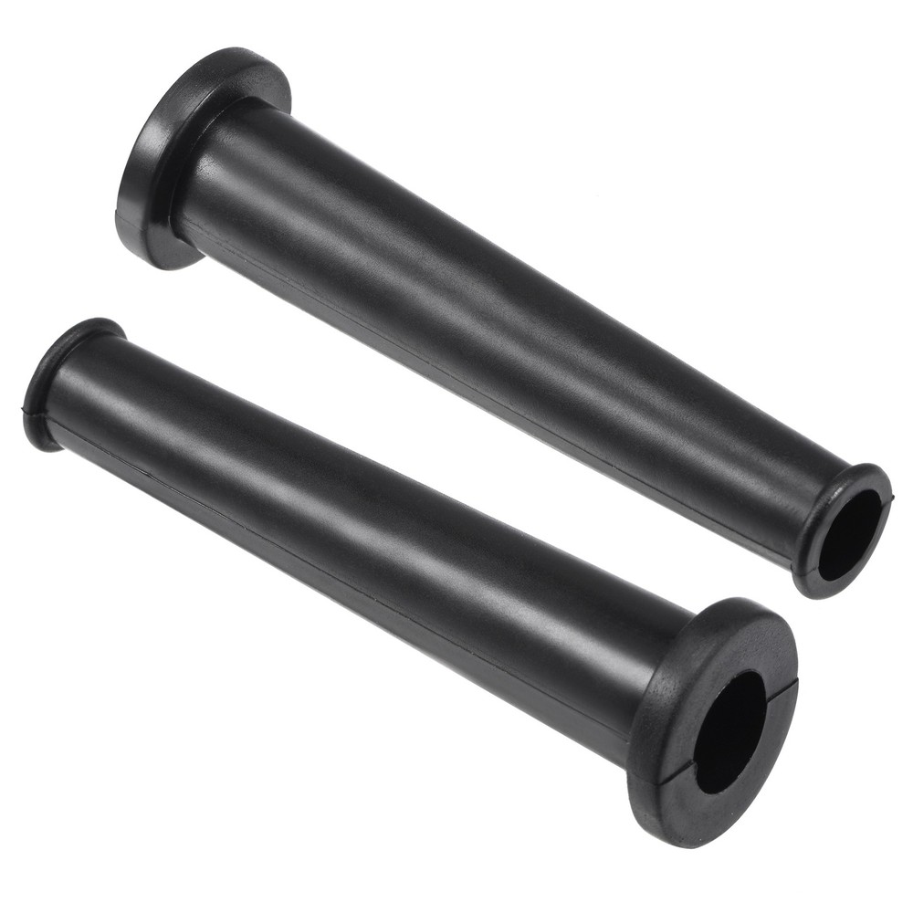 Cord Boot Protector Cable Sleeve Rubber 80mm Length Black 5 pack