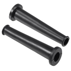 Cord Boot Protector Cable Sleeve Rubber 80mm Length Black 5 pack