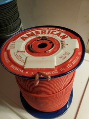 Made In U.S.A 14 gauge SRML Tinned Silicone Copper Glass Braided Wire 500′ Spool