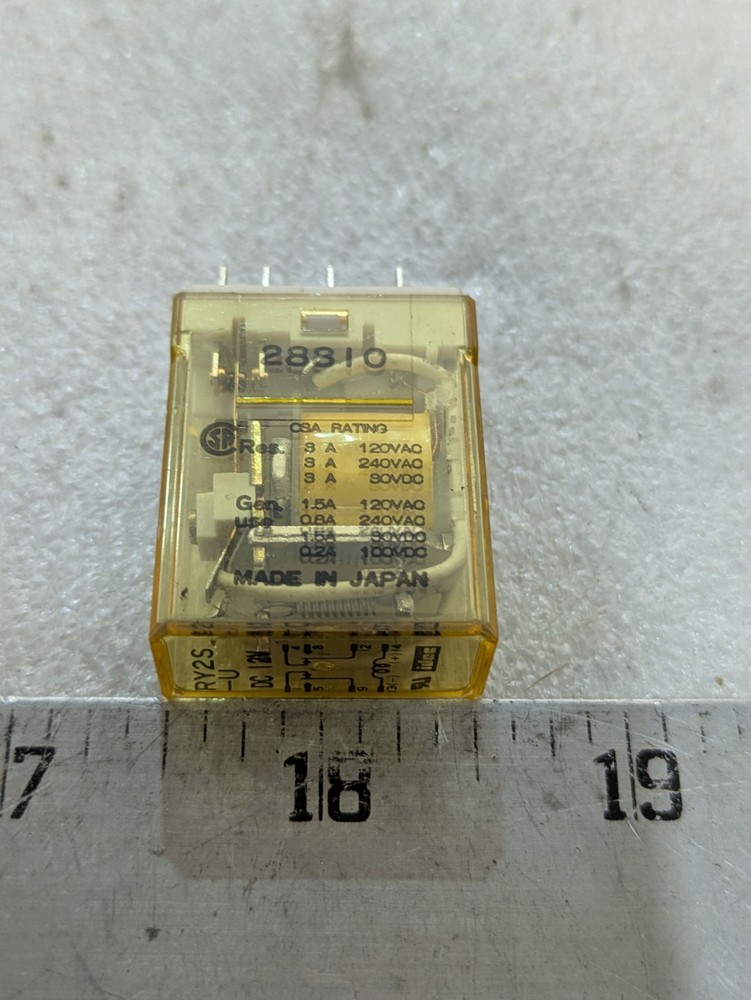 IDEC RY2S-U Relay AC24V Plug-In Power Relay 8-Pin DPDT Socket Mount 28810