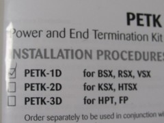 THERMON PETK-1D Heat Trace & End Termination Kit for BSX RSX VSX 162370 NEW USA