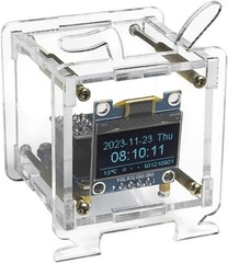 1Set DIY Electronic Display Mini Clock Kit With Shell Soldering Project ESP8266
