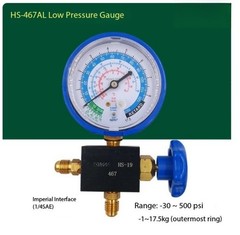 Refrigerant Workbench Tool HS-467A Fluorinated Gas Charging Gauge