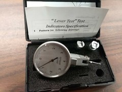 0.008″ x 0.0001″ dial test indicator with 2 pcs accessories #303-800 NEW