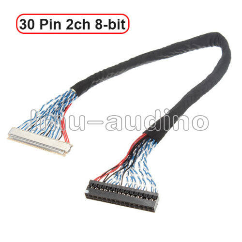 20Pin DF14 20-20 Signal 8 Bit LCD Screen Driver Board Line LVDS Screen Cable