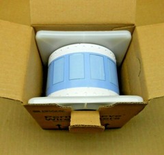 ROLL OF 250 NEW BRADY PS-500-150-WT-S WRITE ON WHITE WIRE MARKER SLEEVE(2 AVAIL)