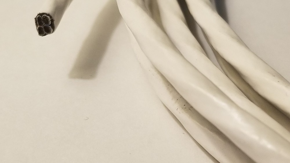 M27500A-16ML4T08 XL-PVDF 16 AWG 4 Cond 19 Strand 600V TPC Shielded Cable, 10FT.