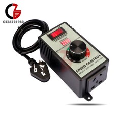 110V/220V Electric Motor Rheostat Variable Speed Controller For Router Fan 4000W