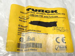 Turck PKG 4M-6 Single-Ended Cordset M8 Female Connector 4-Pin U0058-11