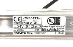 Patlite CWA6S-24 Industrial LED Light Bar 24V DC 600mm IP65 Cool White Lamp