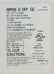 Acuity Controls nLight RPP20 D EFP G2 Power/Relay Pack