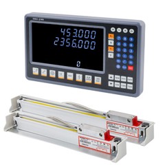 TOAUTO 2/3Axis 8” LED Digital Readout +TTL Glass Linear Scales Dro Kit for Mill