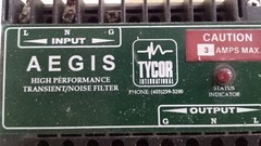 AEGIS TRANSIENT HIGH PERFORMANCE NOISE FILTER AGS-120-3-X