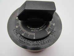 Superior Electric Company Type 10 Powerstat Variable Transformer 1.25 amp