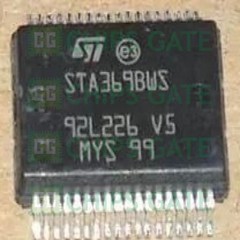 3PCS STA369BWS HSSOP-36 Multimedia misc 2.1-channel 40-watt high-eff dig audio
