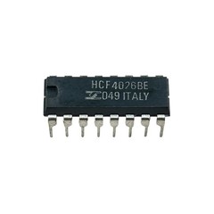 HCF4026BE Decade Counter / 7-Segment Driver IC
