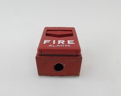 *Lot of 2* Pull Down Fire Alarm Red Chervon