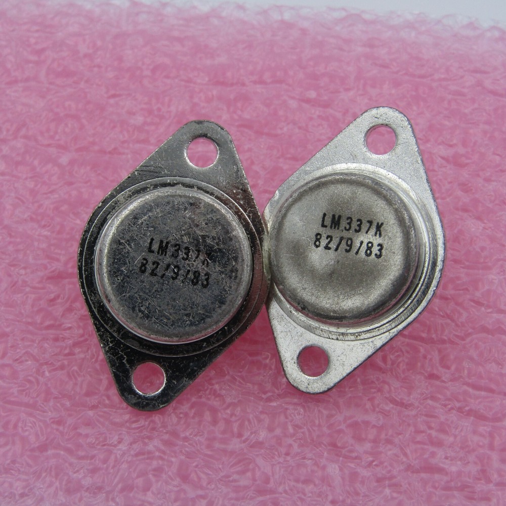( 2 PCS ) LM337K 1.5 Amp Adjustable Negative Voltage Regulator TO-3