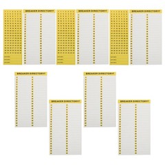 10 Sheet Circuit Breaker Panel Label Markers Electrical Adhesive Labels