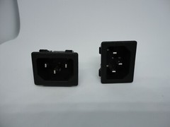 2 Pack AC Power Supply Electric Cable Connection Socket Port Jack 250V Computer