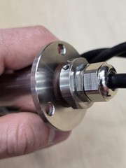 Moflon Model MG-028-S12-IP68 300M Waterproof Slip Ring 600RPM 12 Wires 2A Gold