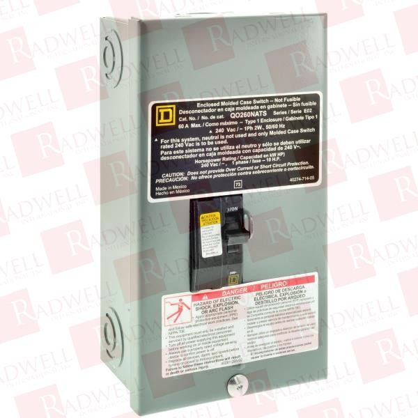 SCHNEIDER ELECTRIC QO260NATS / QO260NATS (BRAND NEW)