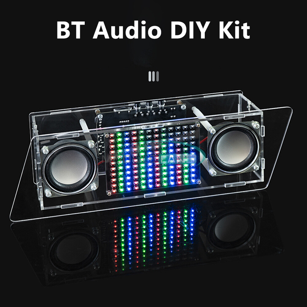 Electronic Soldering Audio Spectrum Bluetooth Speaker Kit LED Music Spectrum DIY