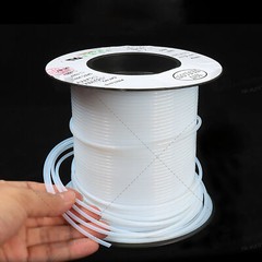 White / Transparent PTFE Tubing Air Tube High Temp Resistance 0.6-8.0 mm OD –