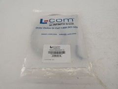 *Lot of 5* L-Com TRD815RA3GRY-5 Cat5e Right Angle Ethernet Patch Cords, 5″ – …