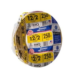 250 ft. 12/2 Solid Romex SIMpull CU NM-B W/G Wire Residential Wiring Outlets