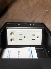Embedded Floor Socket Multi Ports Panel Receptacle Universal Outlet AC