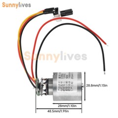 DC9V 12V 24V 100000RPM Ultra High Speed BLDC 3-Phase Brushless Motor with Fan