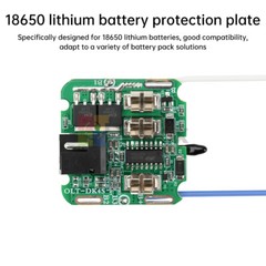 4S 16.8V 30A 18650 Li-ion Battery Protection Board BMS Dual MOS for Power Tools