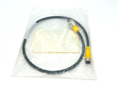 Turck PKG 4M-0.5-RS 4.4T/S90 Double Ended Cordset M8 Female M12 Male U-51064