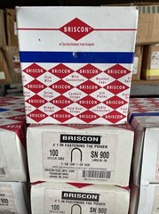 1- Box 100 Briscon SN 900 Briscon SN 900 100 Cable Staples Catalog Code: SN 900