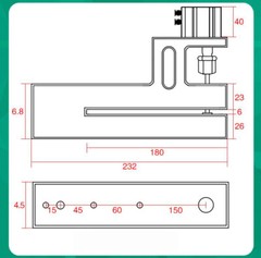 Round Hole Pneumatic Puncher BOPP Plastic PP Film Bag Punching Machine 2-10MM Y